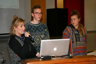 Margrét, Aron Freyr og Elín Inga