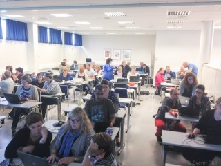 Starfsfólk á námskeiði