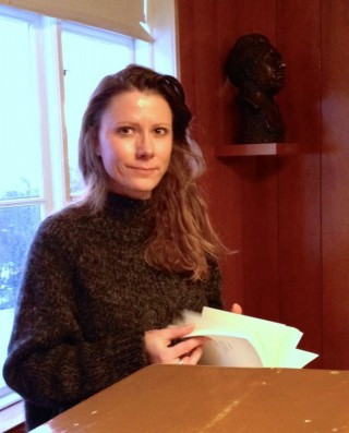 Gerður Kristný á Sal í Gamla skóla