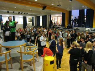 Dansæfing fyrir árshátíð 2010