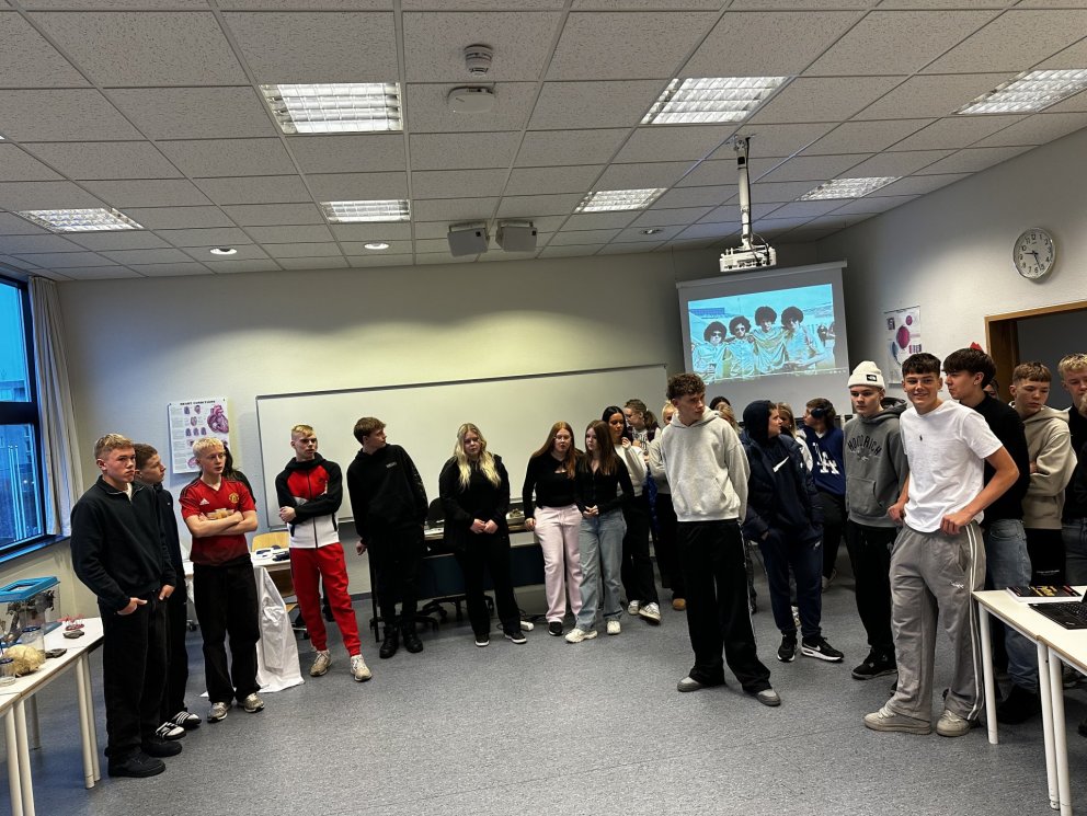 Grunnskólanemendur í heimsókn í MA