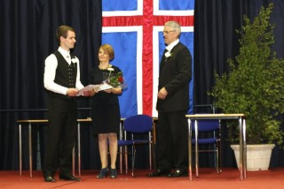 Hlöðver Stefán Þorgeirsson er dux scholae 2013