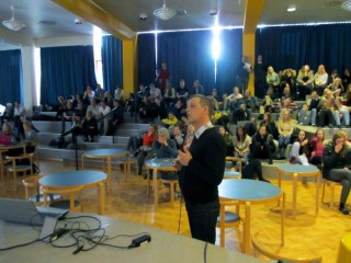 Helgi Pálsson ræðir um endurvinnslu