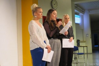 Sögðu frá Jónasi og lásu ljóð.