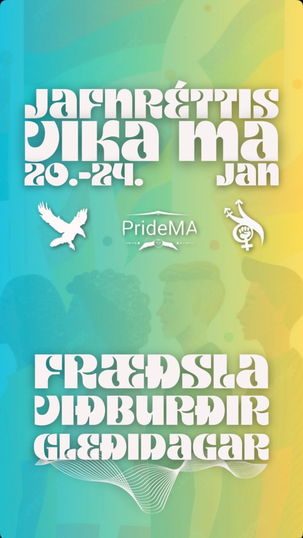 Auglýsing Hugins, FemMA og PrideMA