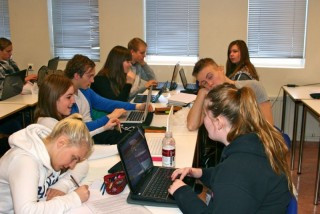 Svipmynd úr 1. bekk D