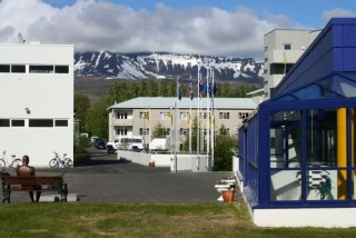 Að morgni 17. júní á Skólatorgi