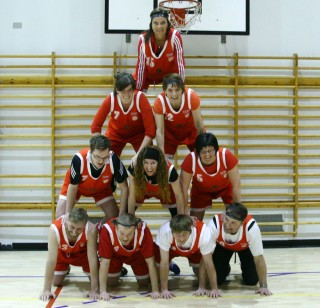 Sigursælt lið kennara á íþróttadeginum 2009