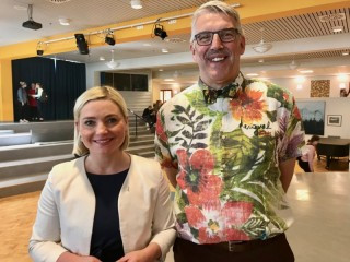 Ráðherra í heimsókn