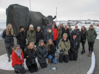 Hraðlínunemendur í náttúrlæsisleiðangri