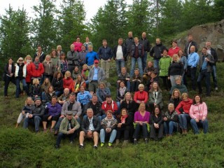 25 ára stúdentar í Laugalandsskógi