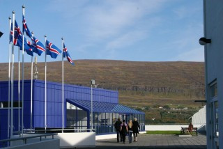 Við Hóla á skólasetningu 2009