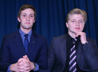 Tveir formenn, Axel Ingi og Óli Dagur