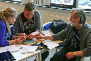 Þórir í verklegri líffræði á síðasta vori