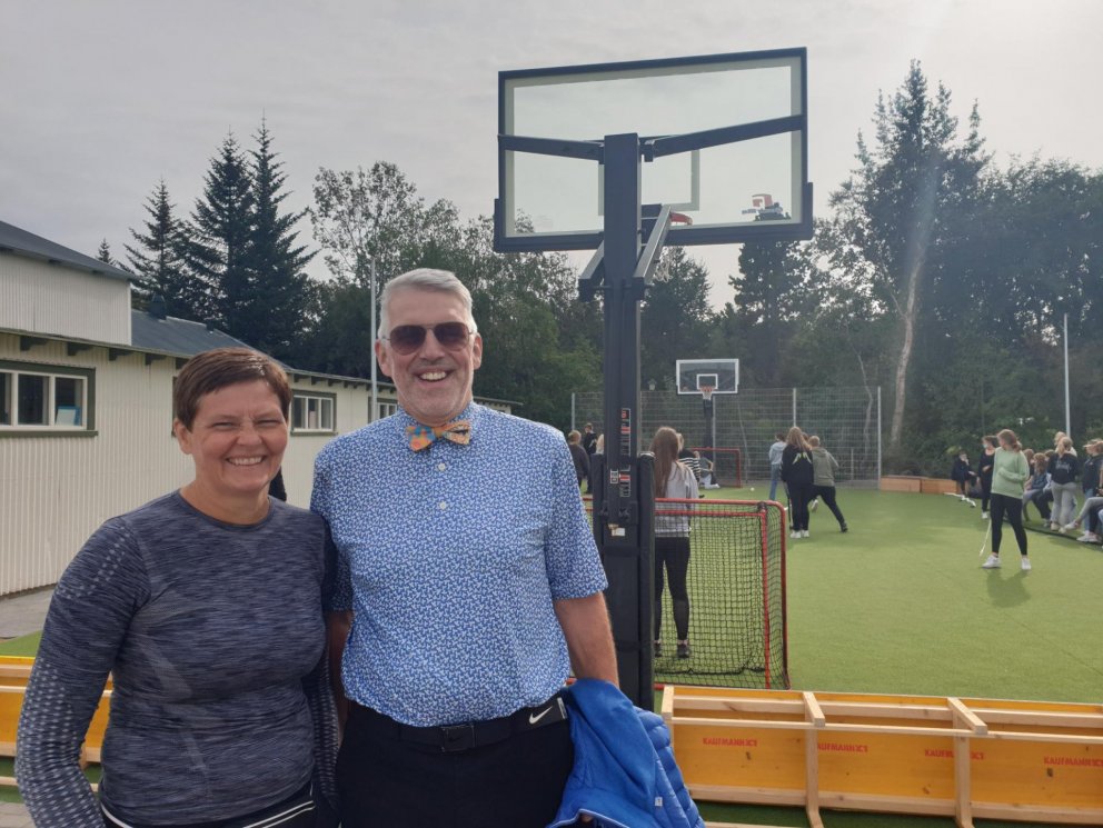 Ingibjörg Magnúsdóttir íþróttakennari og Jón Már Héðinsson skólameistari hafa lengi unnið að því að &hellip;