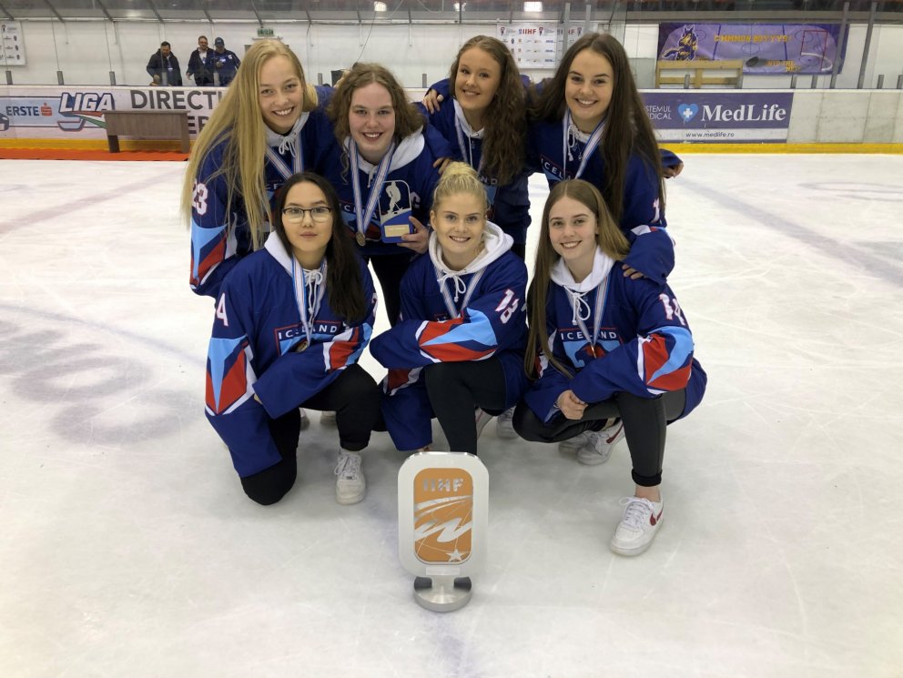 MA-ingarnir í landsliði kvenna í íshokkí