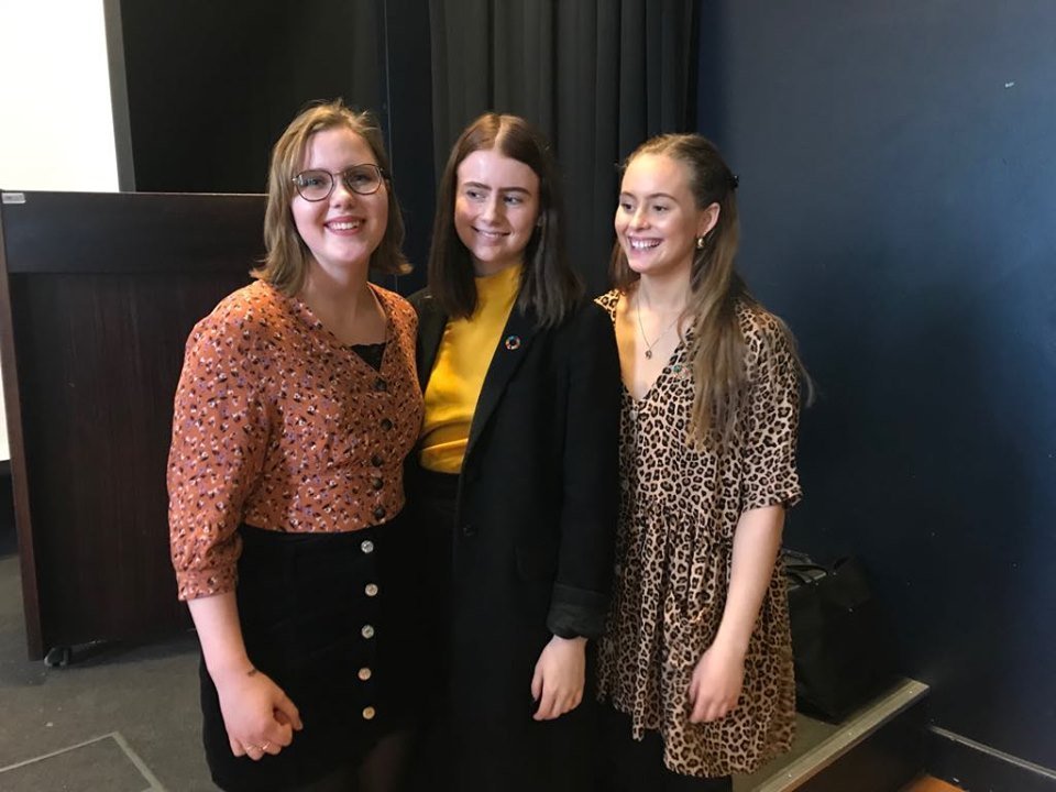 Elísabet, Ýr Aimée og Stefanía Sigurdís