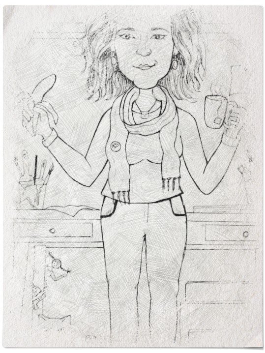 Teikningar af útskriftarnemendum hafa birst í Carmínu í 85 ár