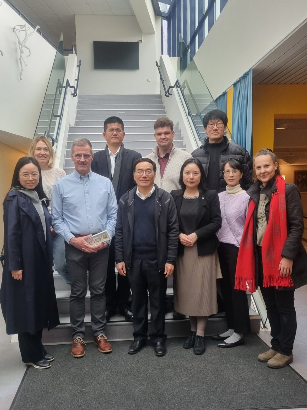 Gestir frá kínverskum háskóla