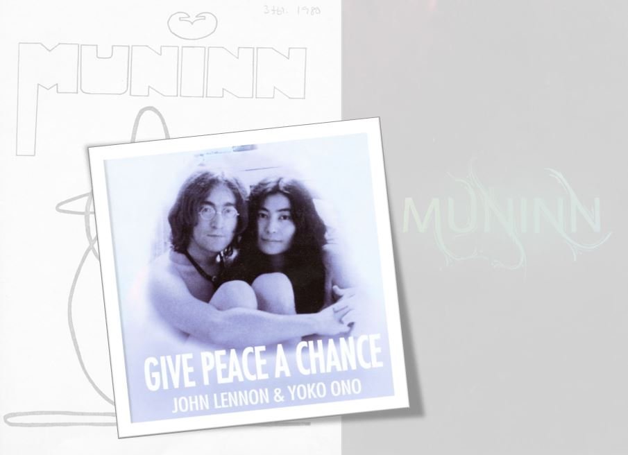 John Lennon og Yoko Ono koma við sögu í skólablaði MA frá árunum 1981 og 2007