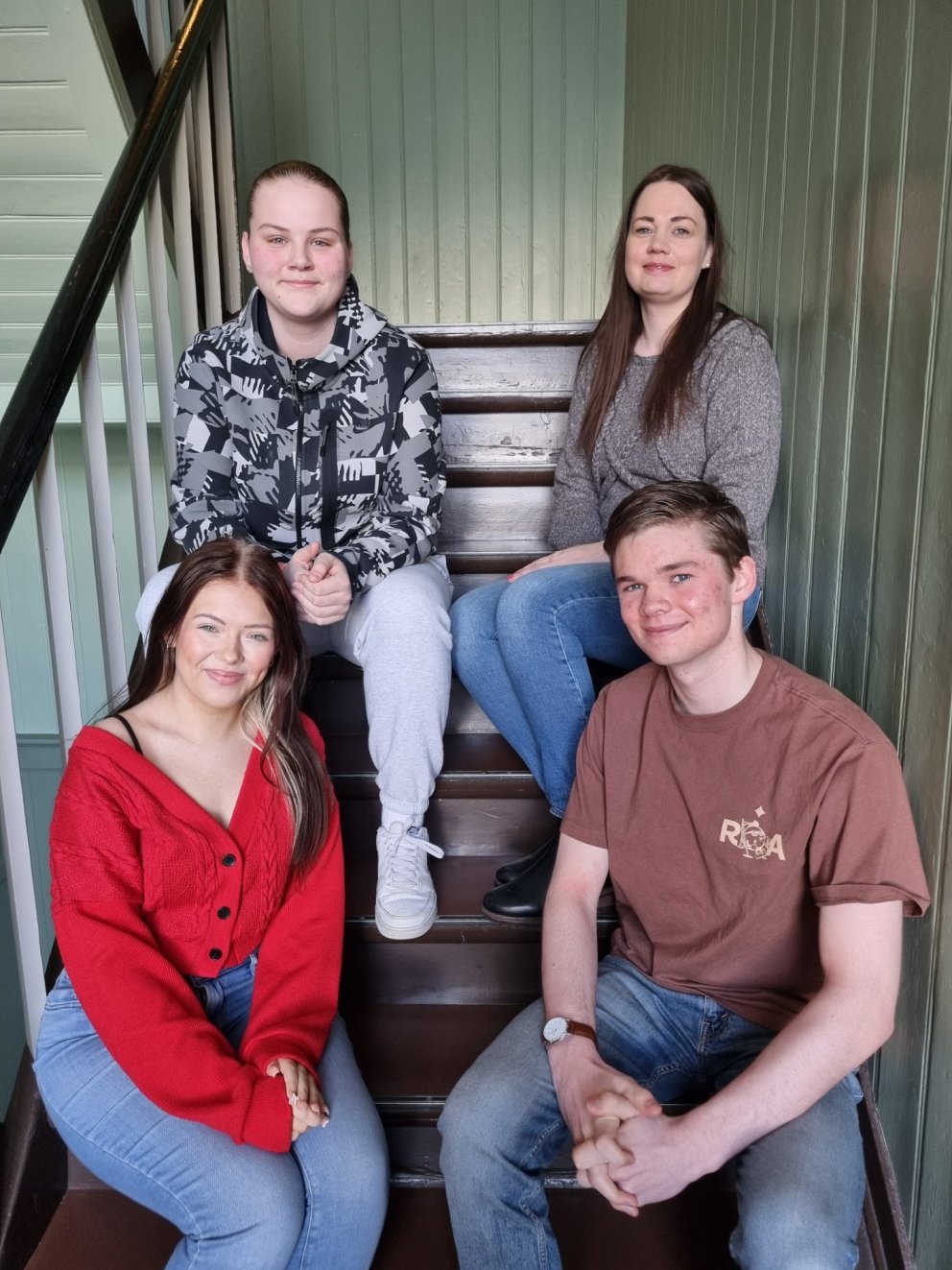 Unnur Birna, Kolfinna Ósk, Hanna Sigrún og Magnús Máni