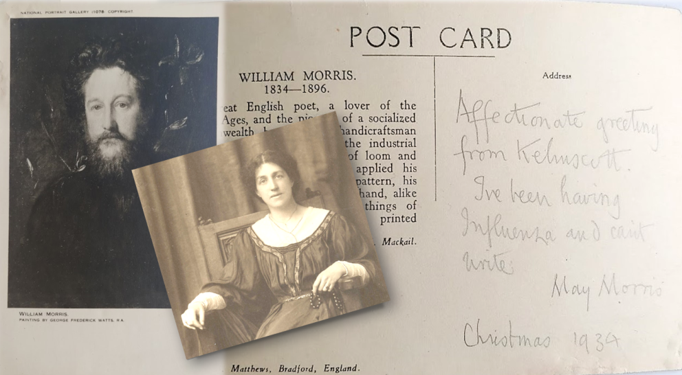 Dularfulla póstkortið frá May Morris