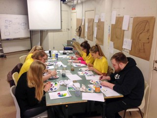 Myndlistarkennsla í Gímaldinu