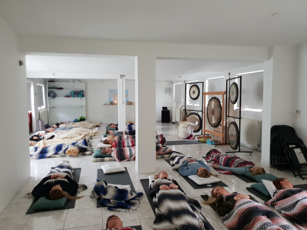 Nemendur í gongslökun