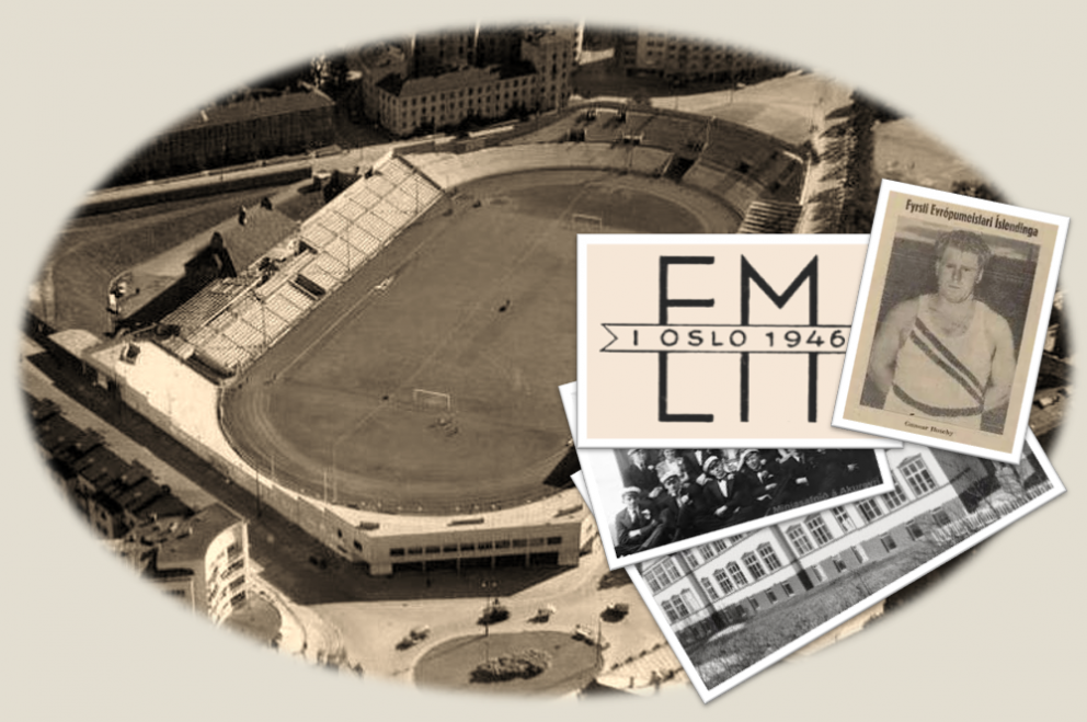 Stefán Sörensen varð vitni að því þegar Gunnar Huseby vann gullverðlaun á Evrópumeistaramótinu í Osl&hellip;