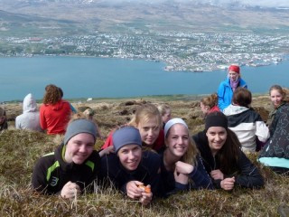 Skemmtilegt próf í Ísland-nát vorið 2012. Mynd: JH