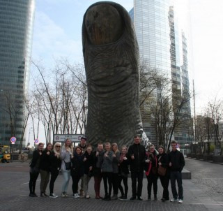 Hópurinn í La Défence