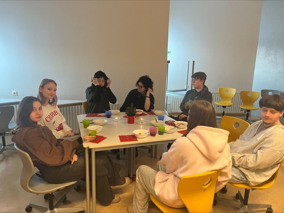 Annarlokum var fagnað með kjötsúpu.