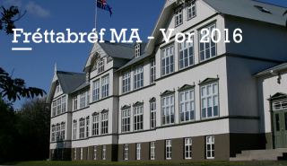 Fráttabréf MA - vor 2016