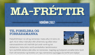 MA-fréttir vorönn 2017