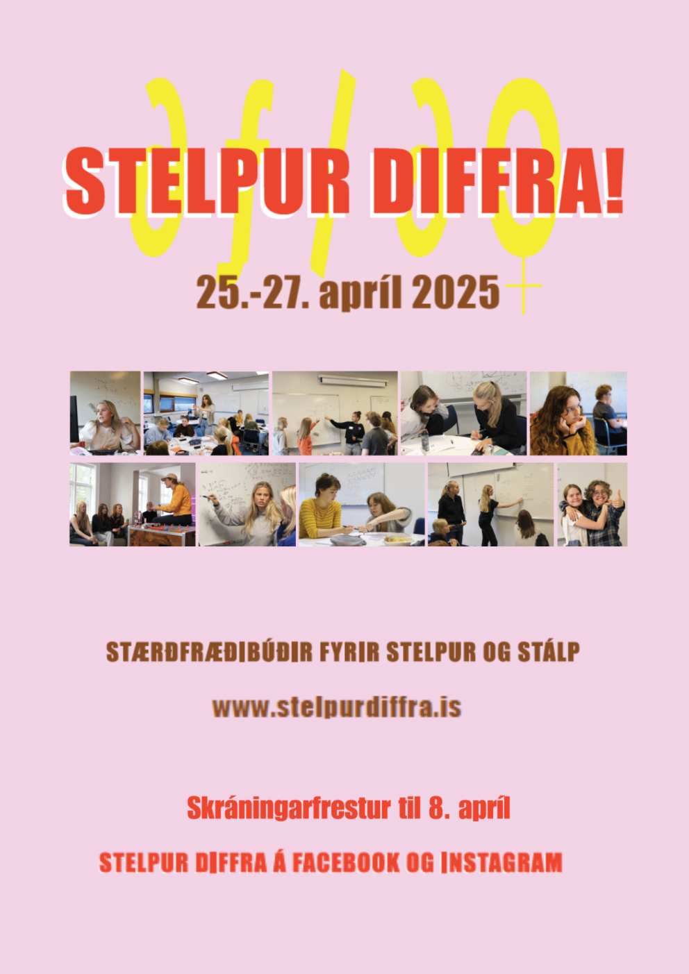 Stelpur diffra; stærðfræðibúðir fyrir stelpur og stálp