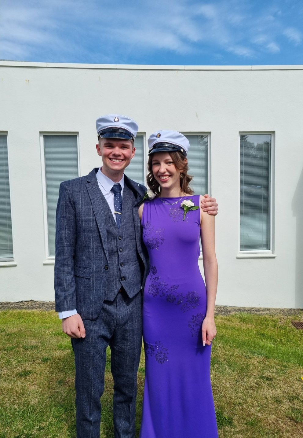 Magnús Máni Sigurgeirsson og Vilborg Líf Eyjólfsdóttir, semidúxar MA