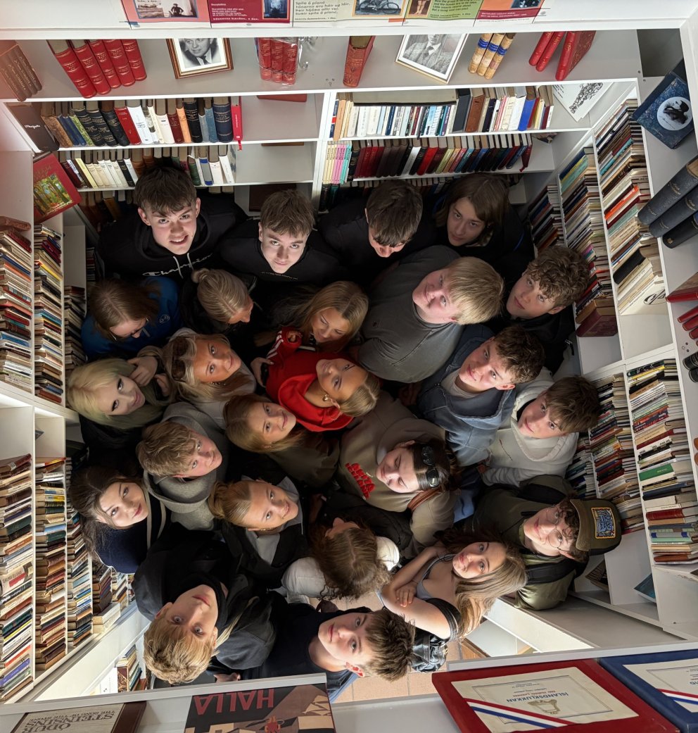 Nemendur á Ljóðasetrinu