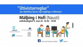 Málþing um skjátíma 9. mars 2016 í Hofi