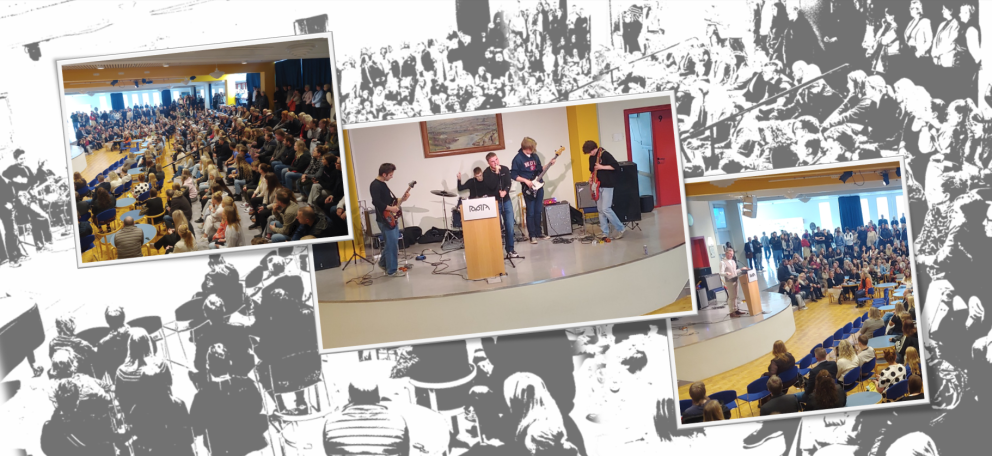 Líf og fjör á skólasetningu MA haustið 2024