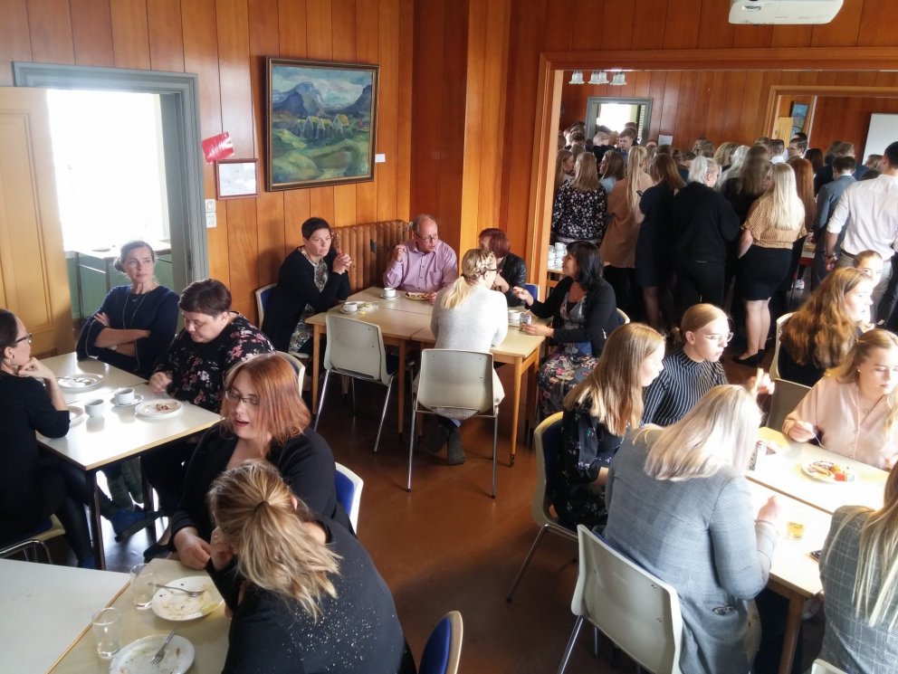 Nemendur í 3. bekk buðu til veislu í dag