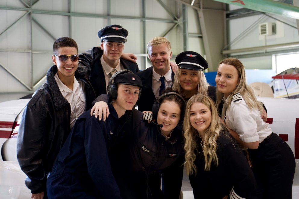 Stjórn skólafélagsins Hugins sem skipuleggur Ratatosk