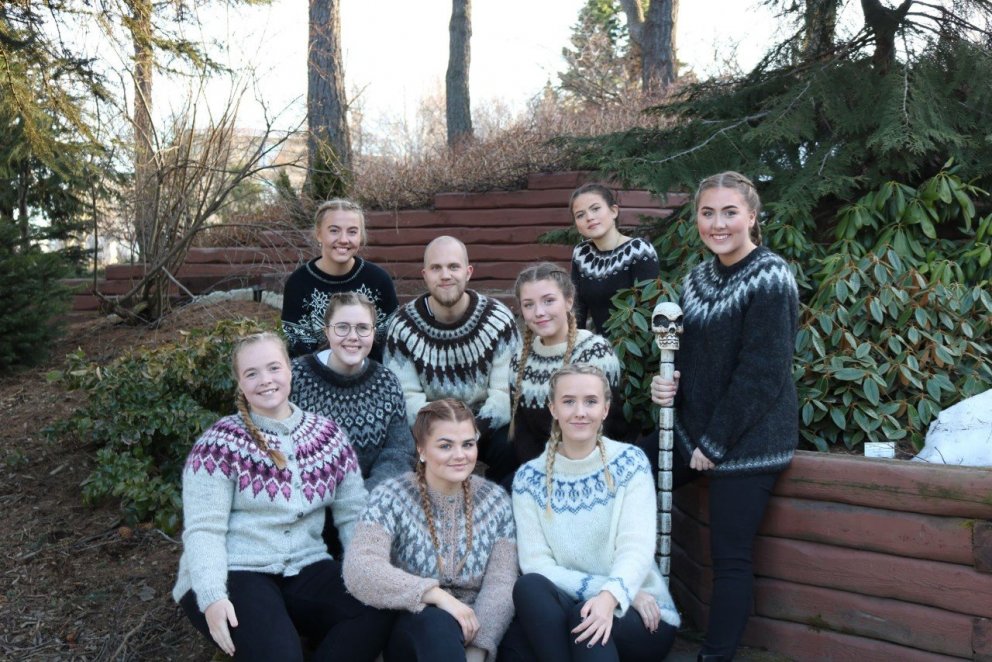 Ritstjórn Munins skólaárið 2018-2019