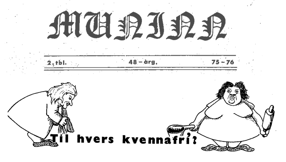 Áhorfandi fjallar um upplifun sína af kvennafrídeginum 24. október 1975 í skólablaði MA