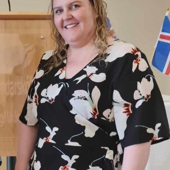 Kristín B. Jensdóttir dönskukennari