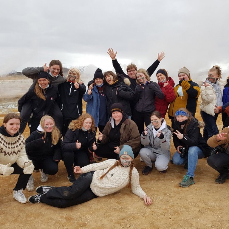 1. bekkur L í námsferð í Mývatnssveit