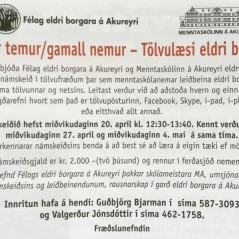 Tölvulæsi eldri borgara