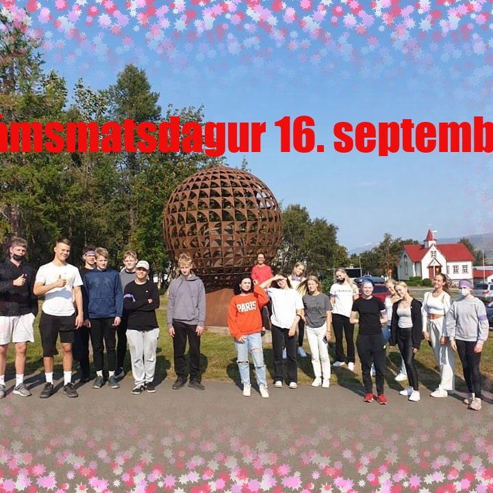 Á námsmatsdögum vinna nemendur að verkefnum, þreyta próf eða eiga samtal við kennara