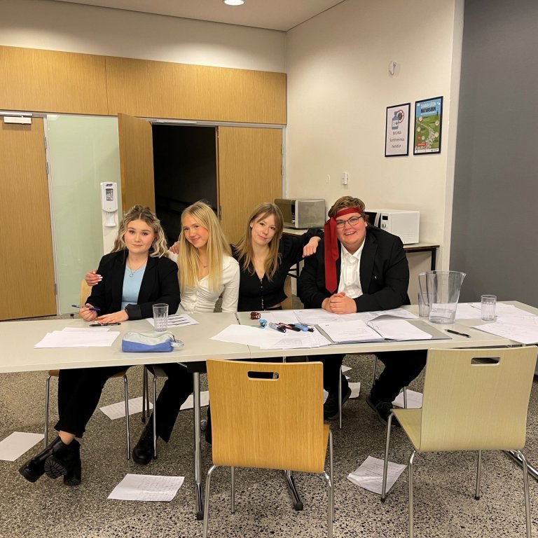 Lið MA í fyrstu viðureigninni í MORFÍs 2021-22