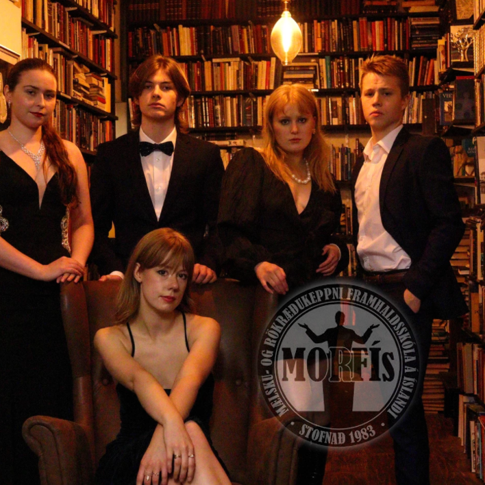 Stjórn Málfundafélags MA 2021-2022. Mynd: huginnma.is