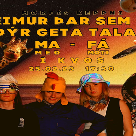 Lið MA er komið í undanúrslit í MORFÍs 2023